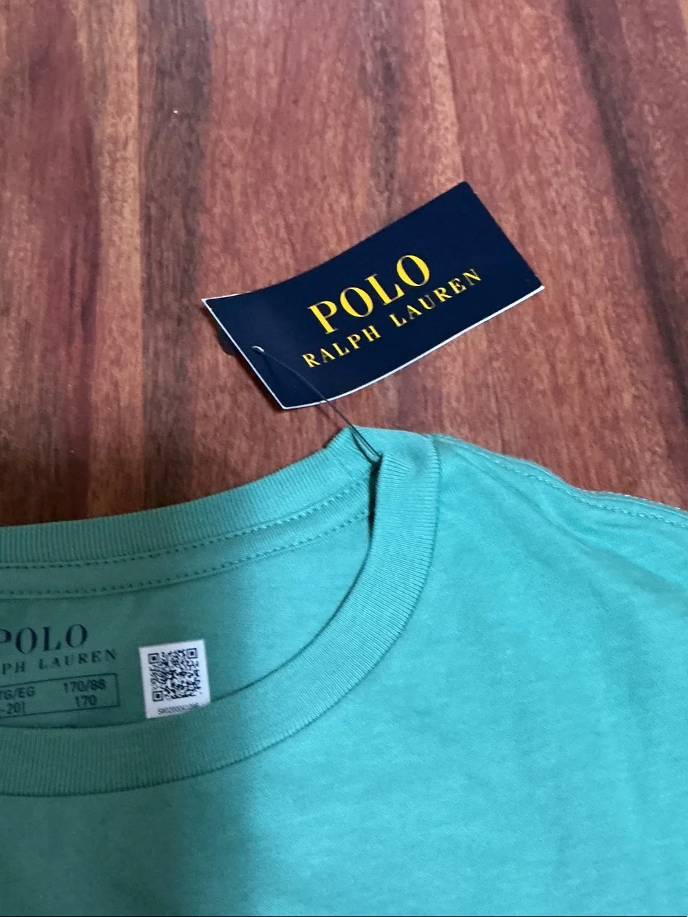 Ralph Lauren Mint Green Polo Bear Graphic Tee nwt kids sz 18 20